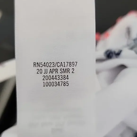 Janie and Jack Ruffled Floral Print White and Pink One Piece Swimsuit Baby 3-6M - Picture 10 of 10